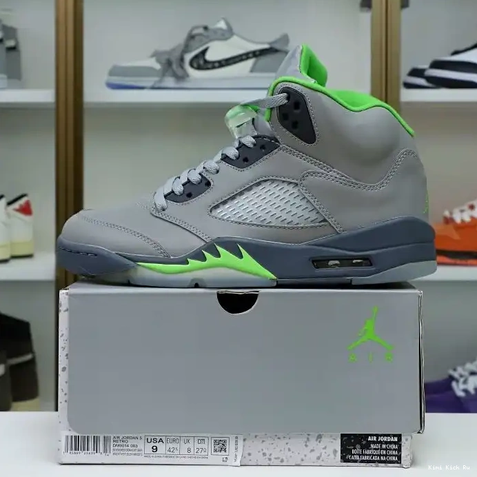 5 BEAN' 'GREEN JORDAN RETRO 2022 Kimikick AIR 0412